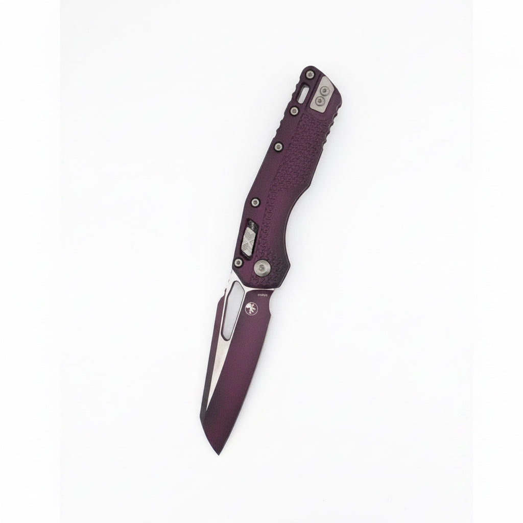 Microtech MSI Ram-Lok Knife – 3.75" M390MK, Faded Sangria Polymer – Made in USA (210T-1PMFSR)