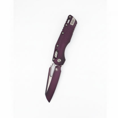 Microtech MSI Ram-Lok Knife – 3.75" M390MK, Faded Sangria Polymer – Made in USA (210T-1PMFSR)