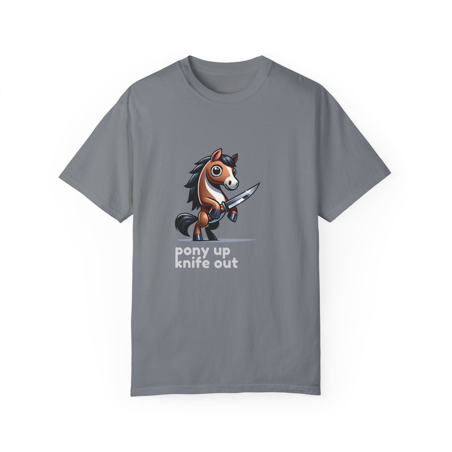 Pony Up, Knife Out: The Sharp Steed Tee