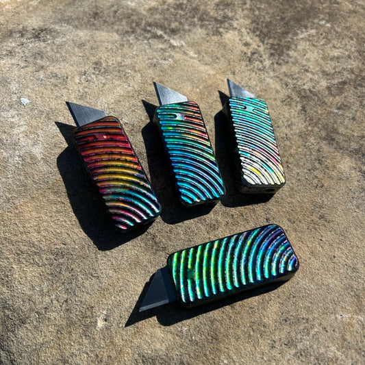 Rivery MFG Nebula Zero – Original Pattern, 6061 Aluminum, Retractable Blade – Made in USA