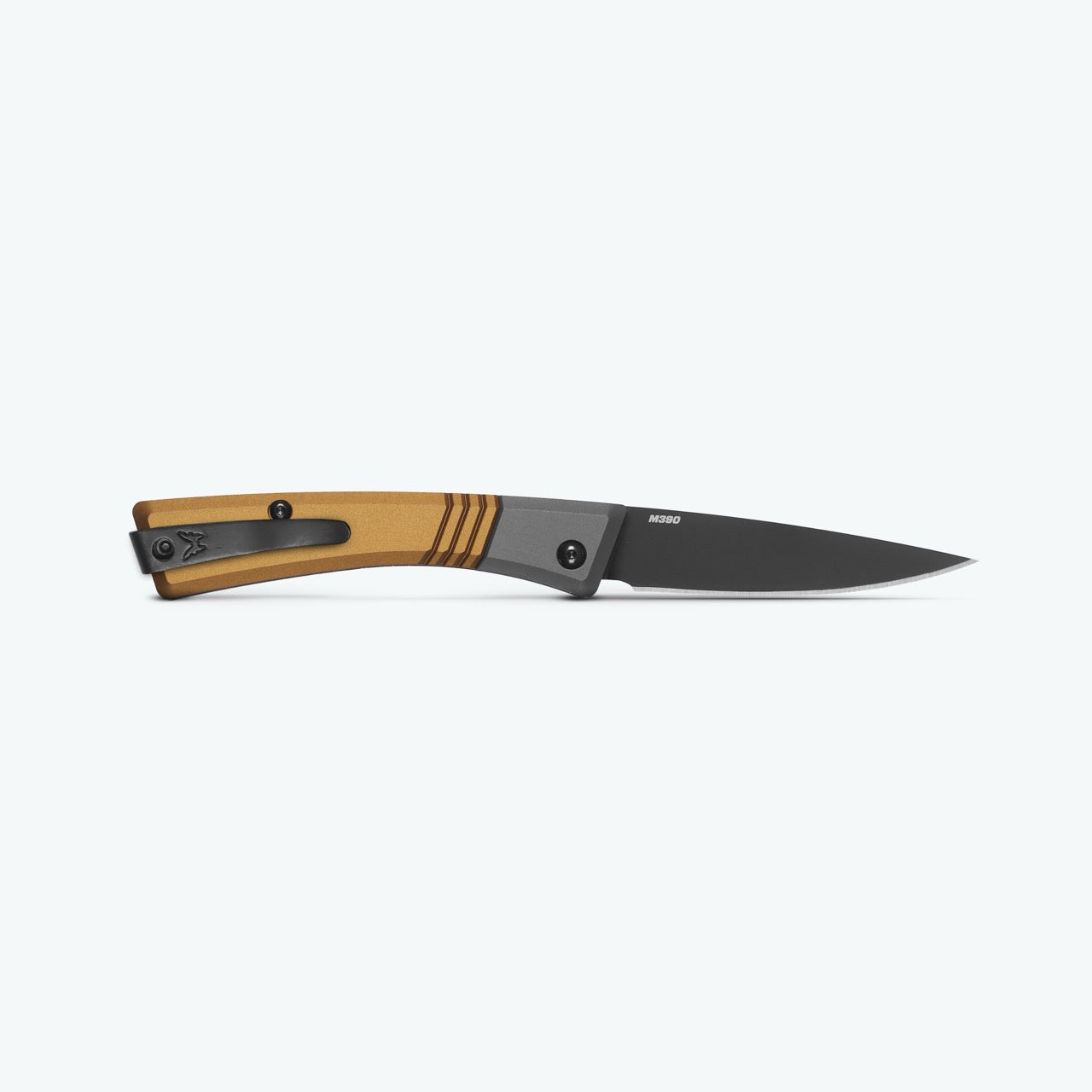 Benchmade Successor 2.56" Slip Joint – Burnt Brass Aluminum, M390 Black Cerakote® – Made in USA (315BK-01)