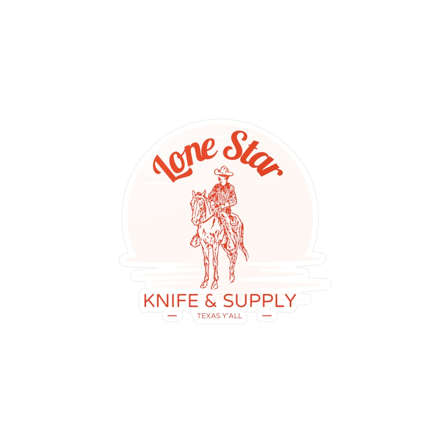 Lone Star Knife & Supply: Emblem of Texas Spirit Sticker