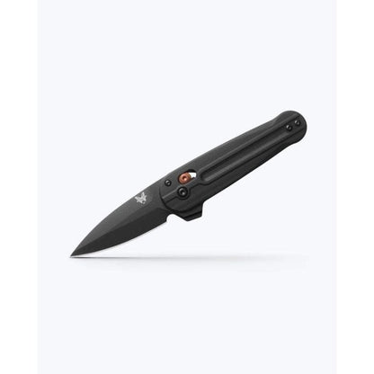 Benchmade Lowden™ Knife – Black G10 Handle, Black S90V Spear-Point Blade, Burnt Copper Accents, AXIS Lock Flipper – Made in USA (491BK-02)