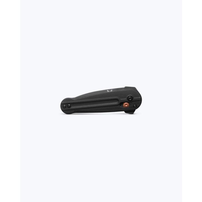 Benchmade Lowden™ Knife – Black G10 Handle, Black S90V Spear-Point Blade, Burnt Copper Accents, AXIS Lock Flipper – Made in USA (491BK-02)