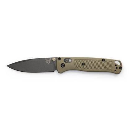 Benchmade Bugout 3.24" AXIS Lock – Ranger Green Grivory, CPM-S30V Smoked Gray – Made in USA (535GRY-1)