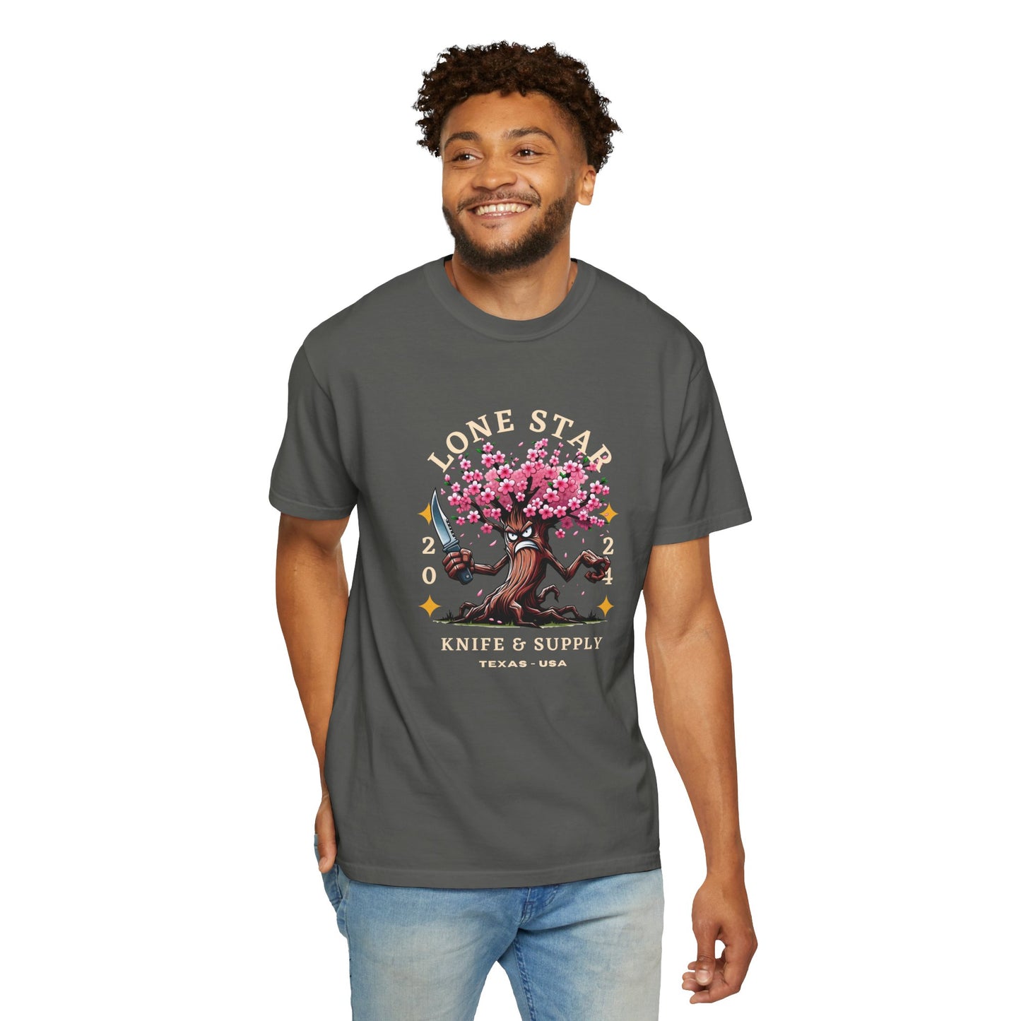 Blossom's Edge: Cherry Fury Tee