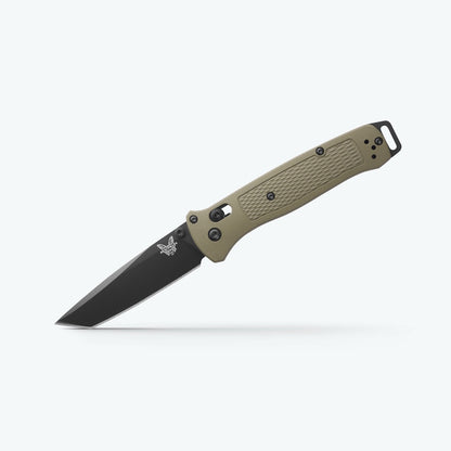Benchmade Bailout 3.38" Tanto AXIS Lock – Ranger Green Grivory, CPM-S30V Black Cerakote – Made in USA (537BK-06)