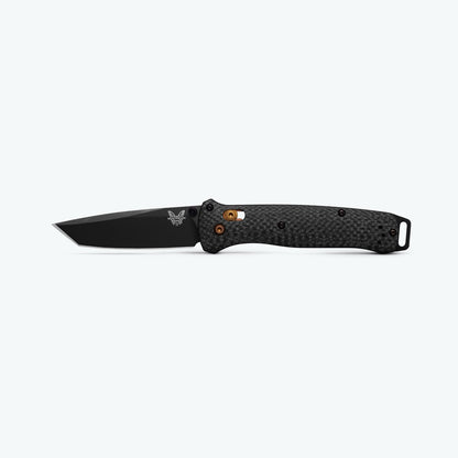 Benchmade Bailout 3.38" AXIS Lock – Carbon Fiber, CPM-S90V Black Cerakote Tanto, Dark Copper – Made in USA (537BK-10)