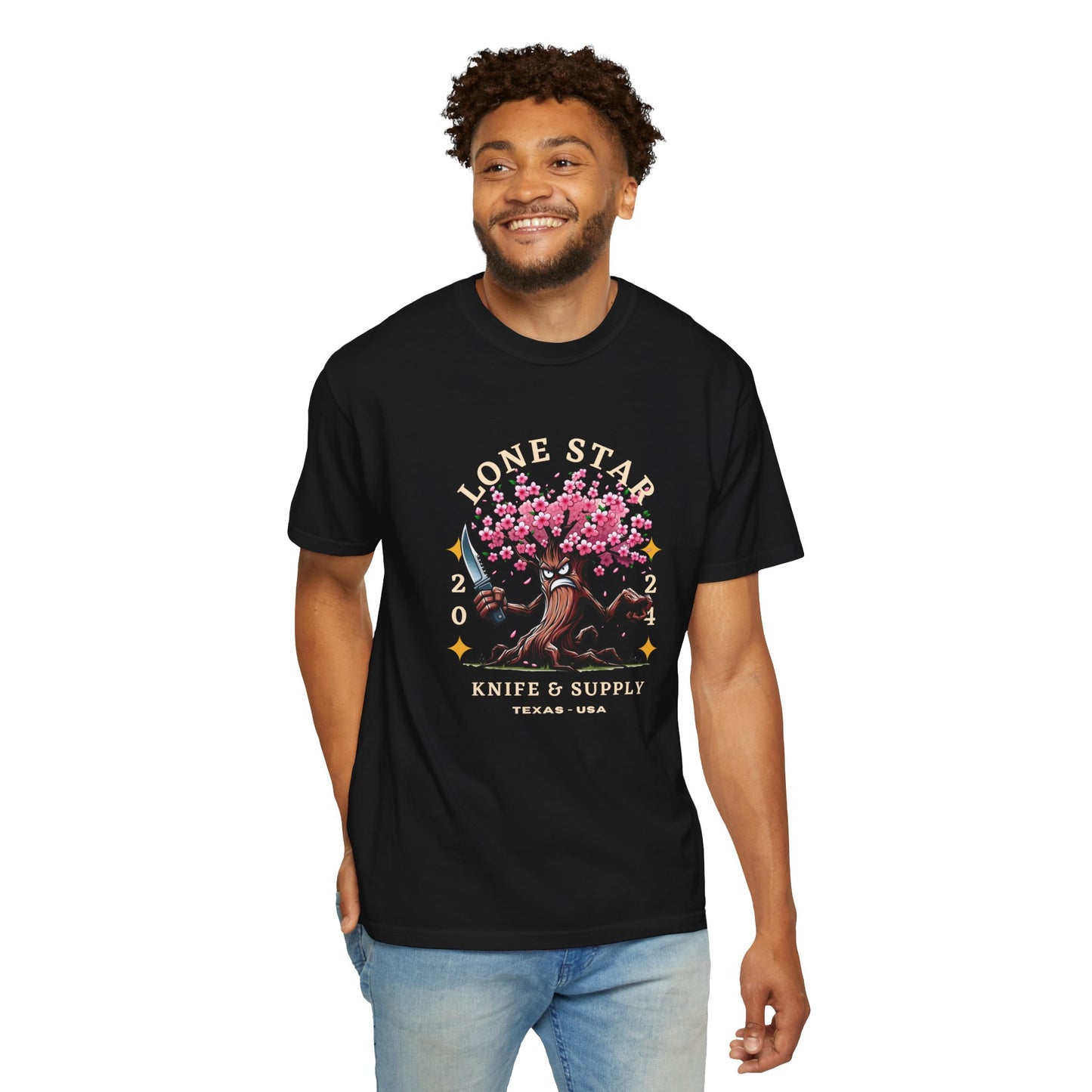 Blossom's Edge: Cherry Fury Tee