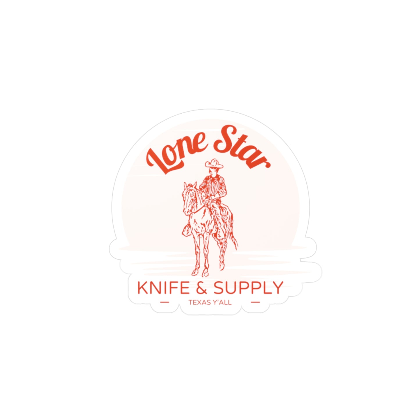 Lone Star Knife & Supply: Emblem of Texas Spirit Sticker