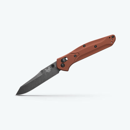 Benchmade Osborne, Burnt Copper Aluminum Handle, Black MagnaCut Blade, 3.4″, Made in USA (940BK-03)
