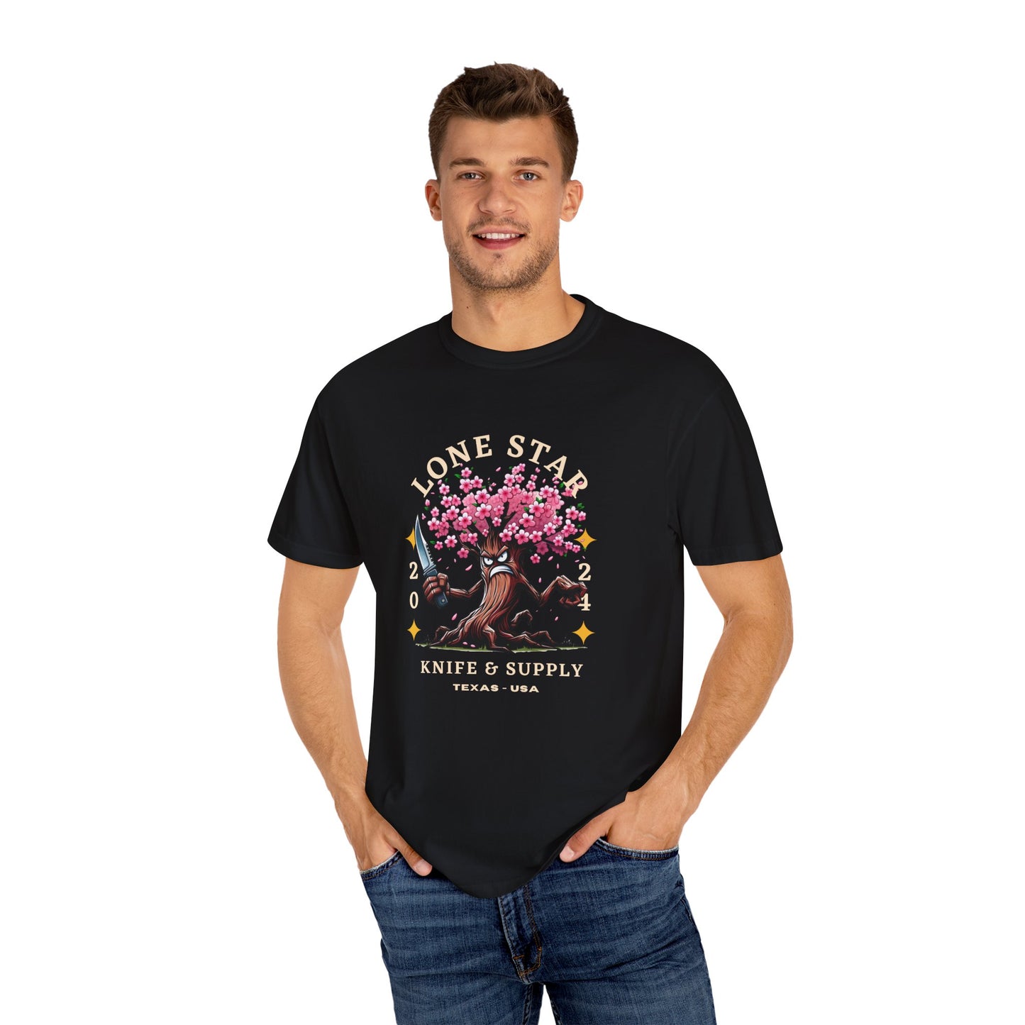 Blossom's Edge: Cherry Fury Tee