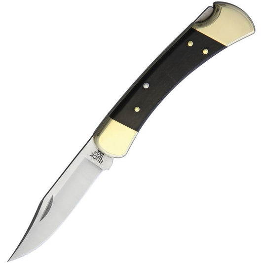 Buck Model 110 Manual Folding Knife Black Ebony (3.75" Satin) 0110BRS-B
