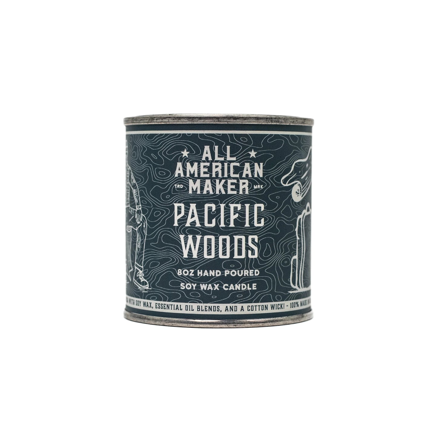 All American Maker Pacific Woods Candle