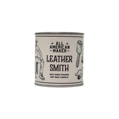 All American Maker Leathersmith Candle – 100% USA Made Soy Wax
