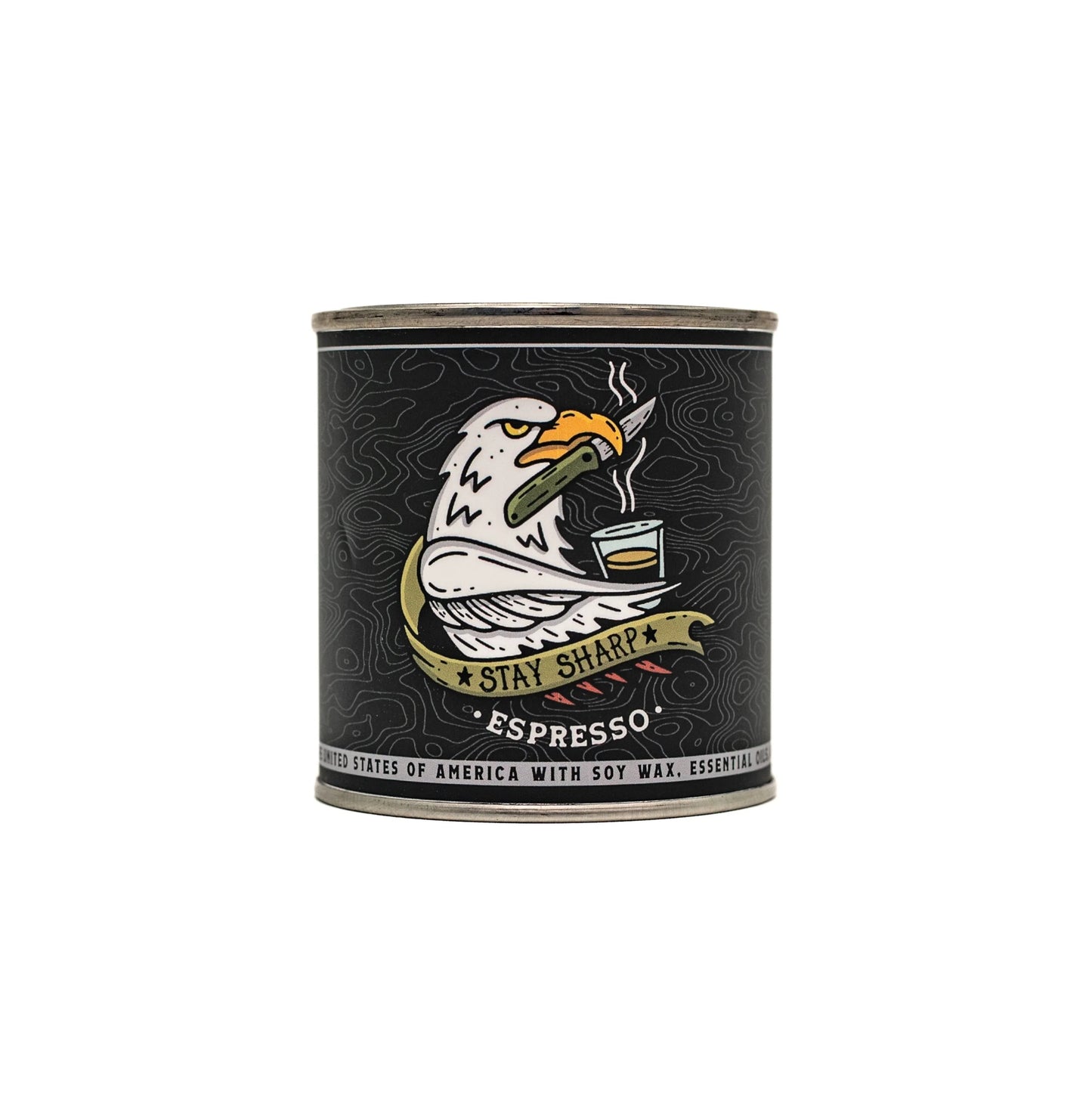 All American Maker Stay Sharp Espresso Candle