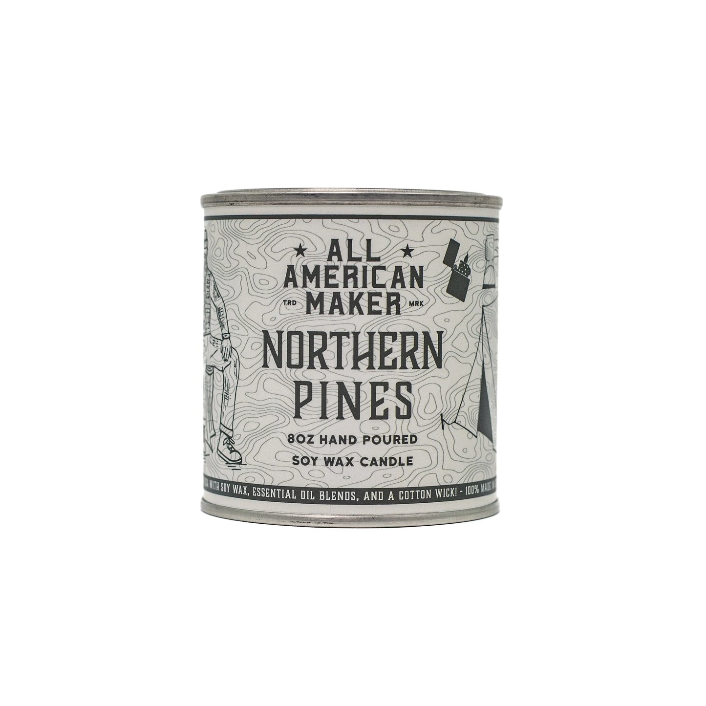 All American Maker Northern Pines Candle