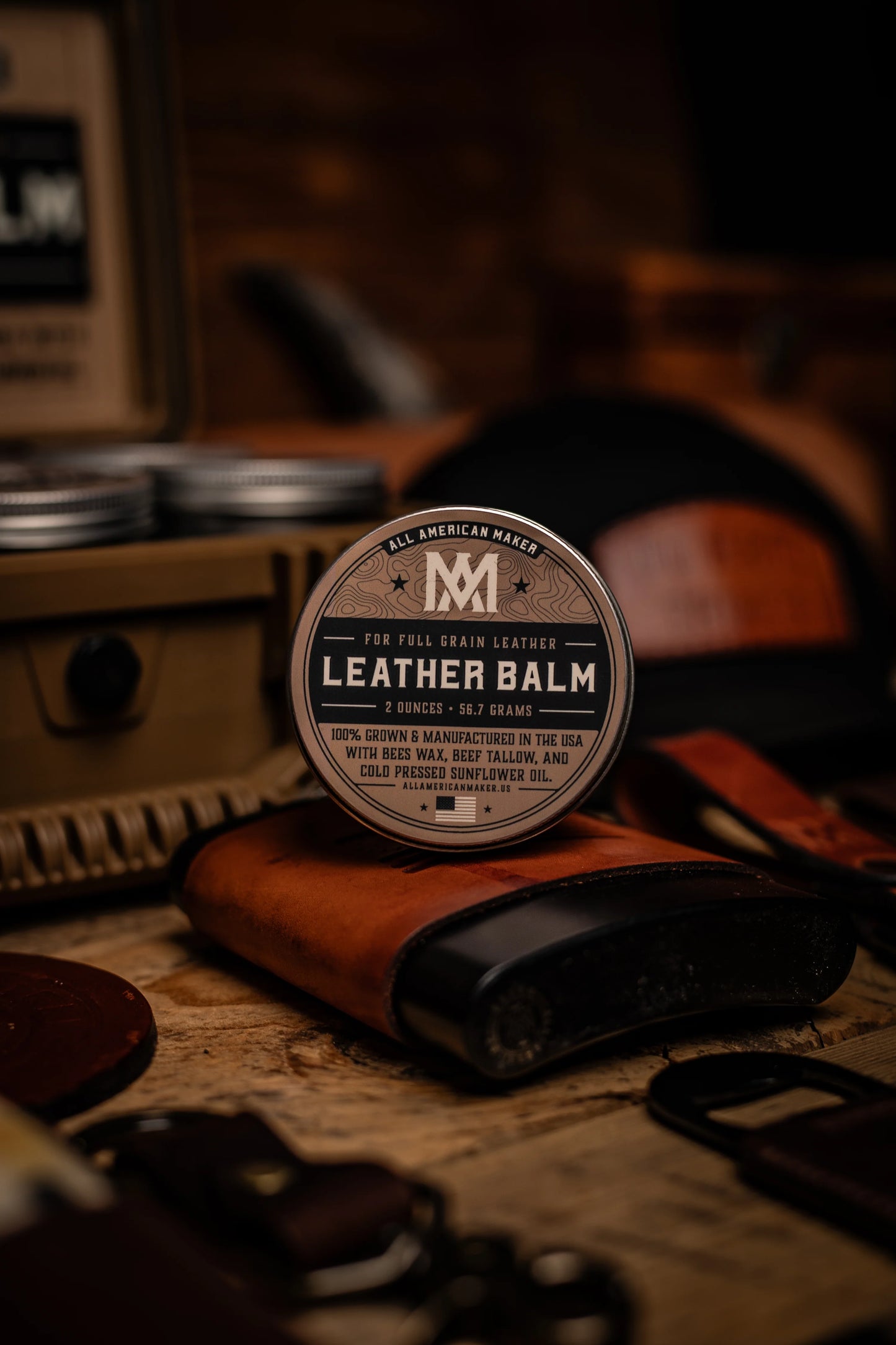 All American Maker Leather Balm 2oz
