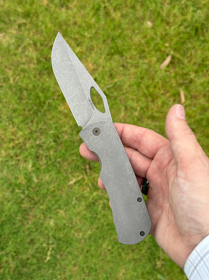 McNees Dixon Folding Knife – Titanium Frame Lock, 3.75″ MagnaCut Blade, Made in USA