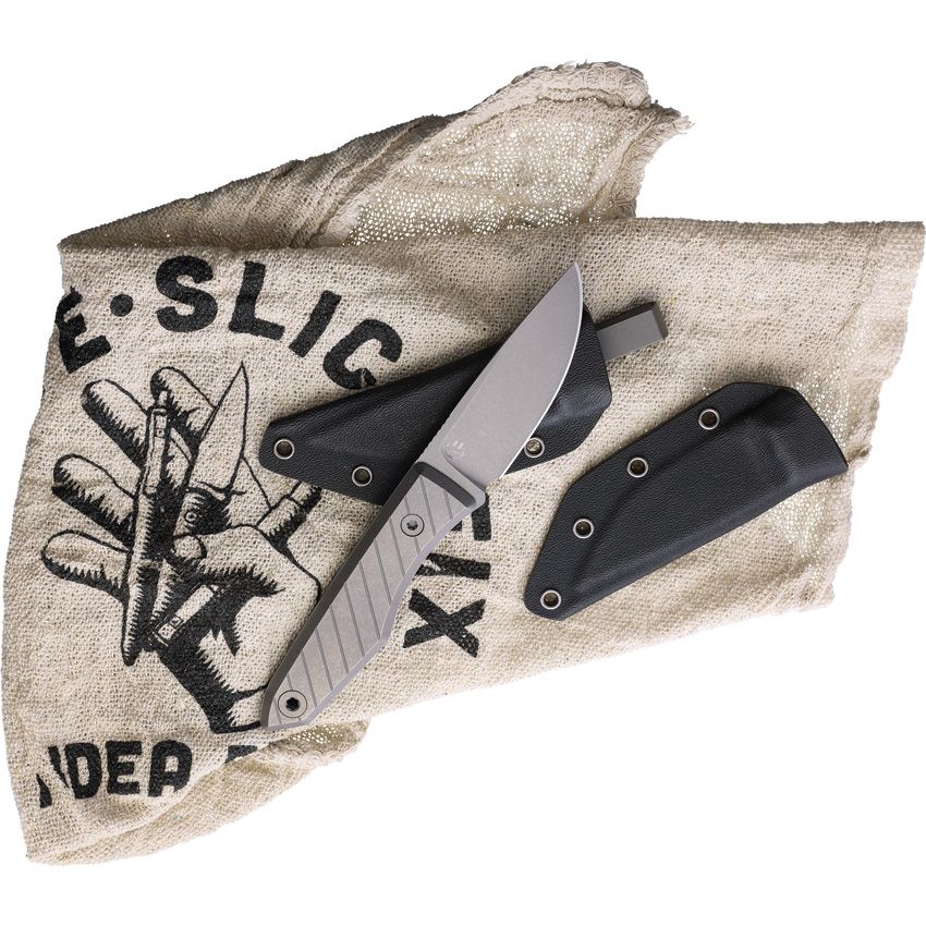 Big Idea Design USA Titanium Lookout 2.2" Fixed Blade – MagnaCut, Titanium Scales, Dual Kydex Sheaths – Made in USA (BIG735956)