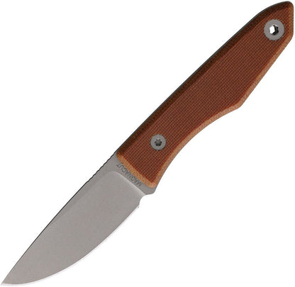 Big Idea Design USA Micarta Lookout 2.2" Fixed Blade – MagnaCut, Dual Kydex Sheaths – Made in USA (BIG735970)