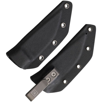 Big Idea Design USA DymaLux Walnut Lookout 2.2" Fixed Blade – MagnaCut, Premium Handle, Dual Kydex Sheaths – Made in USA (BIG735987)