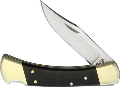 Buck Model 110 Manual Folding Knife Black Ebony (3.75" Satin) 0110BRS-B