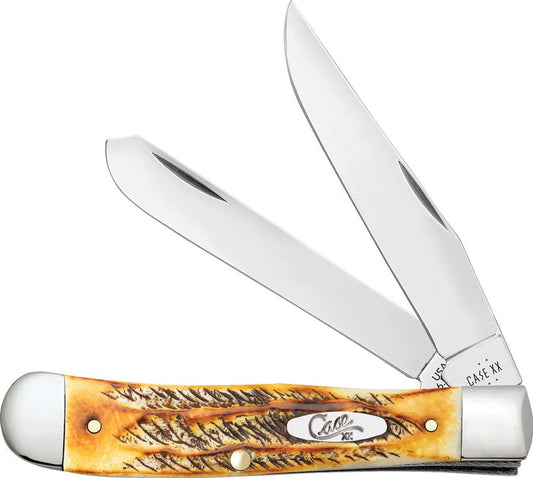 Trapper Pocket Knife – 6.5 Bonestag Handle, Clip and Spey Blades (CA65345)