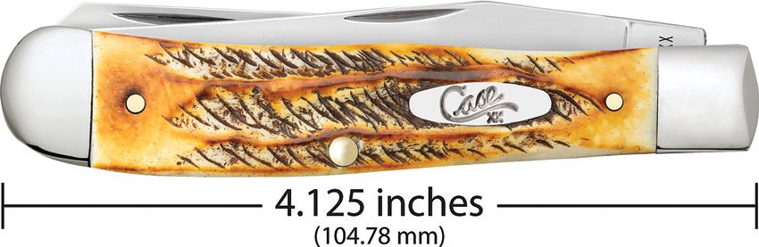 Trapper Pocket Knife – 6.5 Bonestag Handle, Clip and Spey Blades (CA65345)