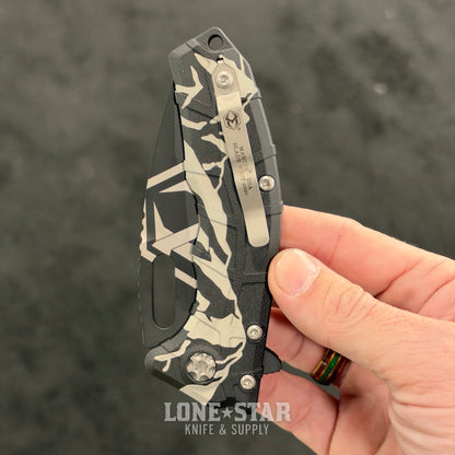Heretic Martyr, Blade Show West Exclusive, 3.4" MagnaCut, Utah Beehive and Mountains - Made in USA