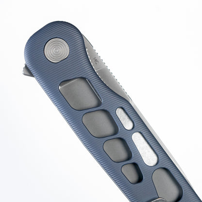 Rockwall V2 Flipper – Skeletonized Edition (Blue Ano Slate / Stonewash / Blackwash) Made in USA