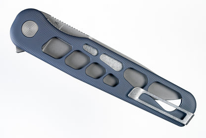 Rockwall V2 Flipper – Skeletonized Edition (Blue Ano Slate / Stonewash / Blackwash) Made in USA