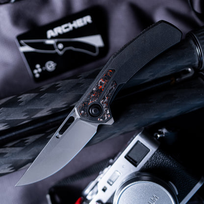 Archer Inlay - Orange CarboTi Tecnocarbo & Blackwash