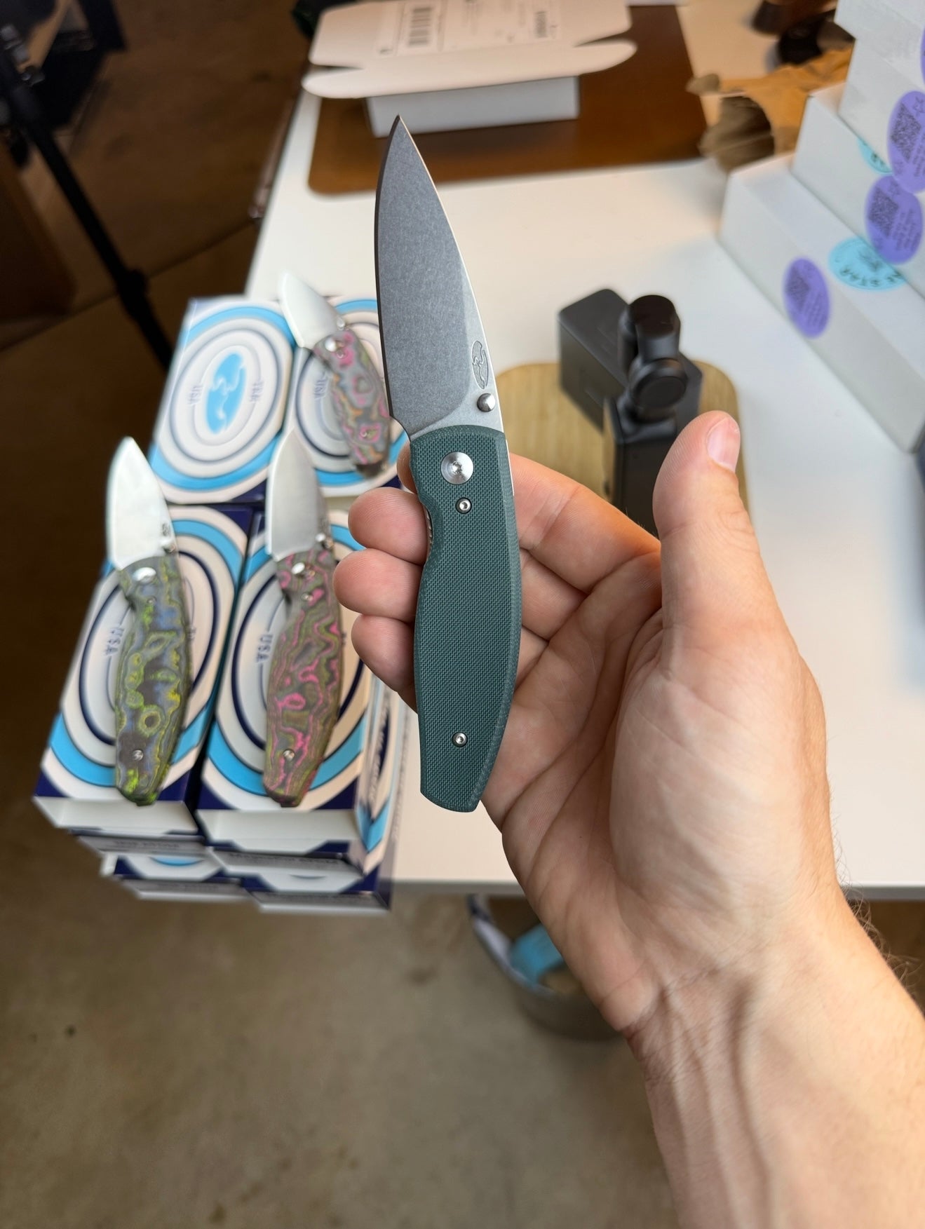 TRM NEUTRON 2 Framelock FOREST GREEN G10 Flat Textured