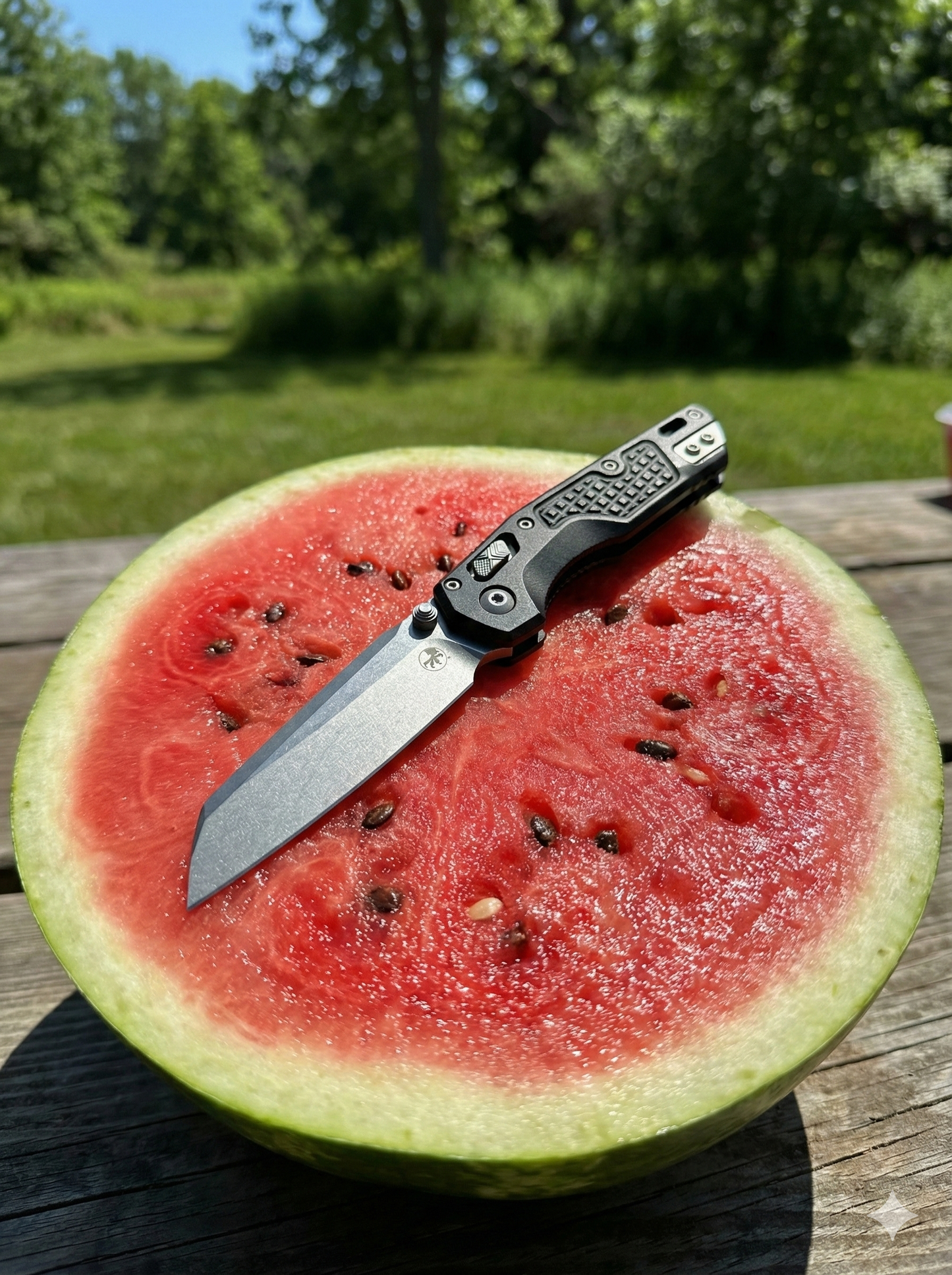 Microtech MSI Mini Black Aluminum 3.25 inch M390MK Power Blade Knife – Made in USA