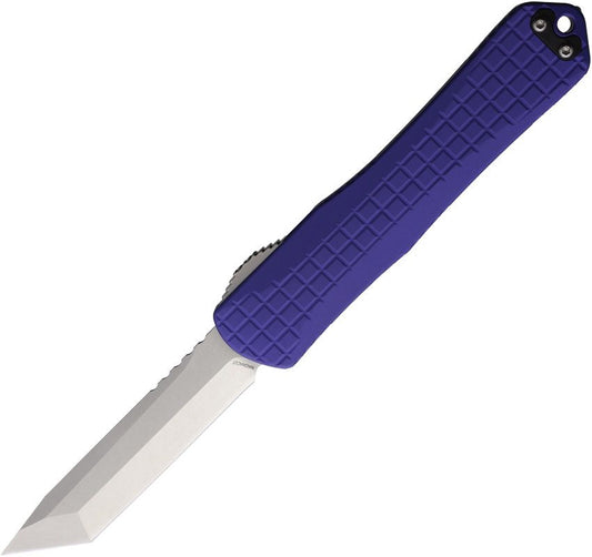 Heretic Manticore X Auto OTF Tanto Purple, 3.8″ MagnaCut Blade, Aluminum Handle – Made in USA (H031F2APU)