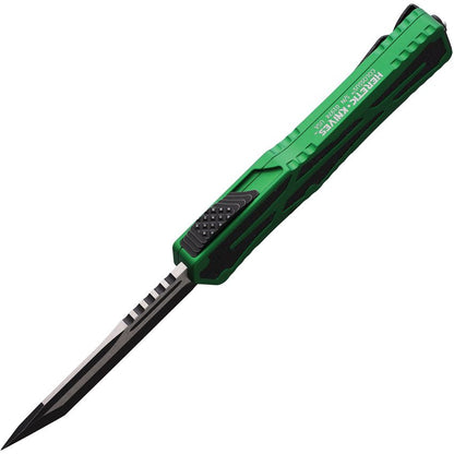 Heretic Colossus Auto OTF Tanto Green, 3.5″ MagnaCut Blade, Aluminum Handle, Made in USA (H04014ABRKGRN)