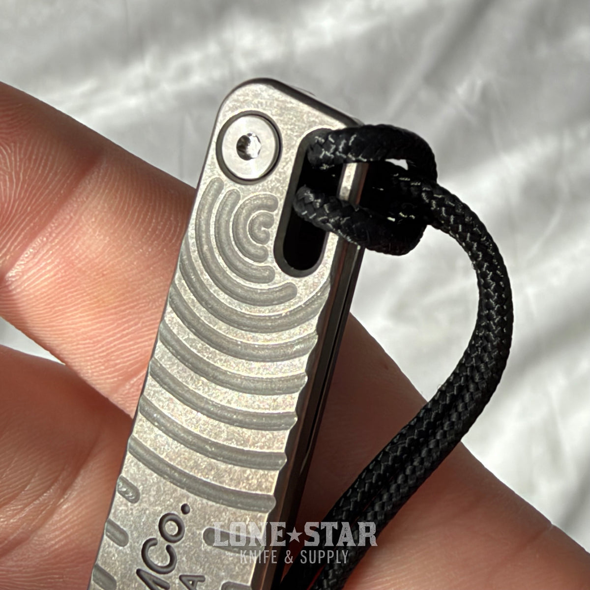 NGMCo. Middleman Not Thirsty 4.25" Titanium Prybar - 6Al4V, Circle Machining, Hidden Lanyard Hole, Bottle Opener Delete - Made in USA (NGMCO-MIDDLEMAN-CIRCLES-NT)
