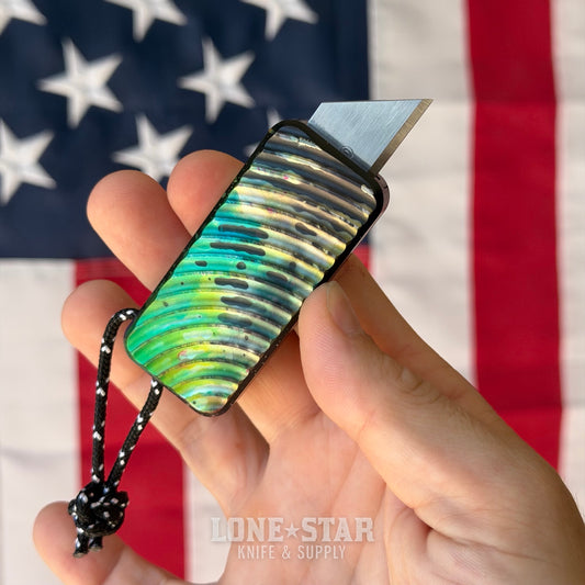 The Back Door: Rivery MFG Nebula Zero – Original Pattern, 6061 Aluminum, Retractable Blade – Made in USA (Return)