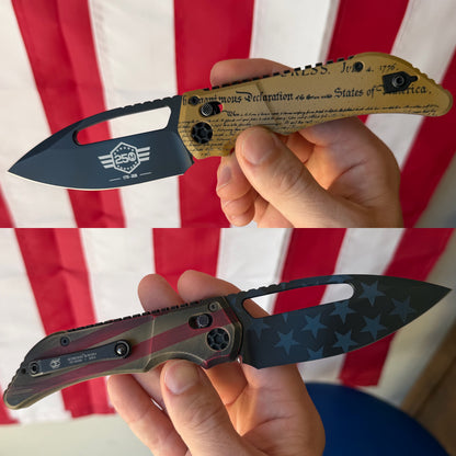 Heretic Koschei America 250 Edition - Crossbar Lock, MagnaCut, Serialized - Made in USA (H061-USA-250)