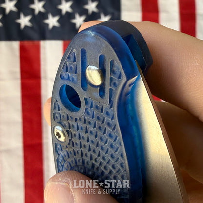 The Back Door: Used - Spyderco Manix 2 Lightweight C101PBL2 3.37" Drop Point, CTS-BD1N, Blue FRCP, Ball Bearing Lock - Made in USA