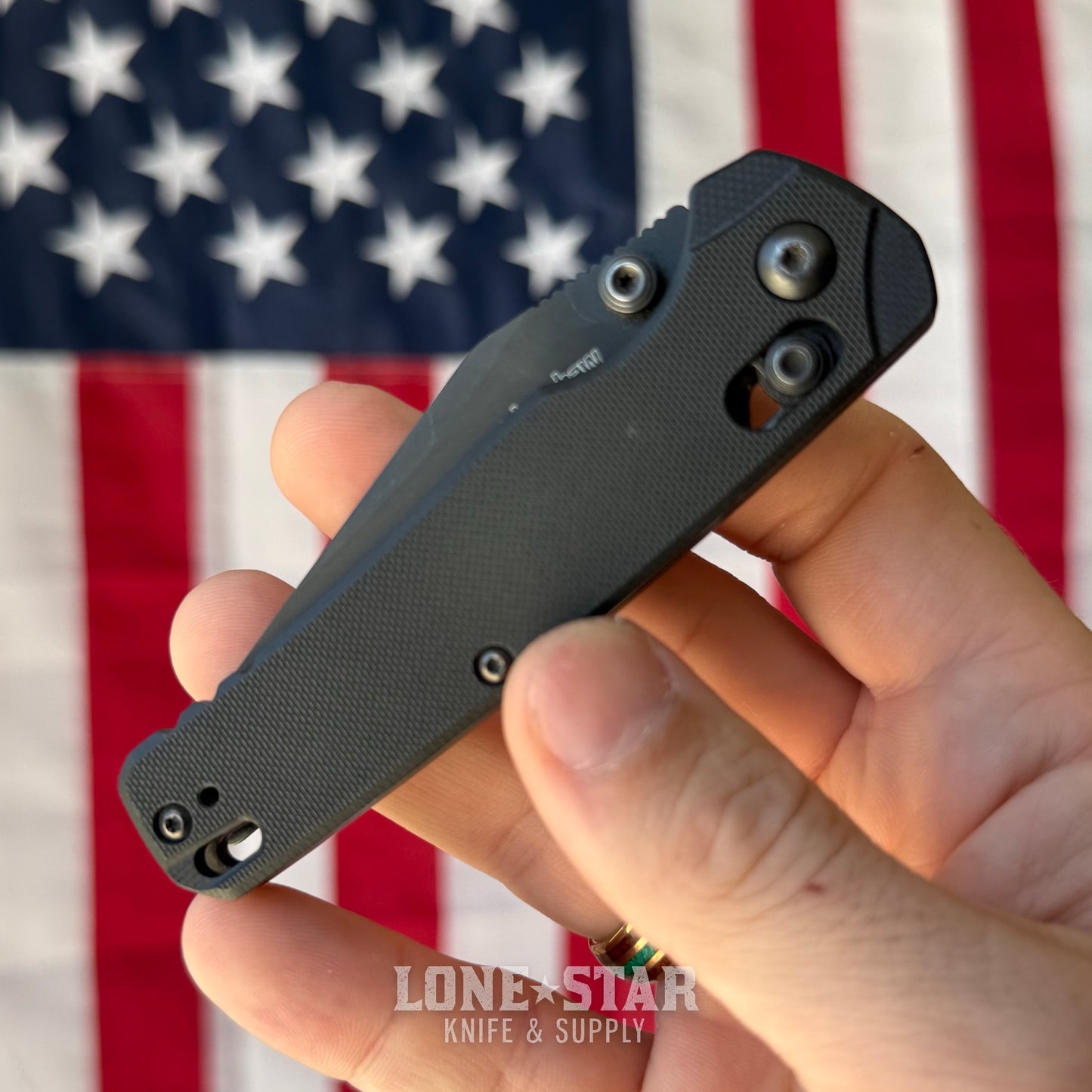 The Back Door: Used - Kershaw Bel Air KS6106BLK 3.1" Clip Point, CPM-MagnaCut Stonewash, Black G10, DuraLock - Made in USA