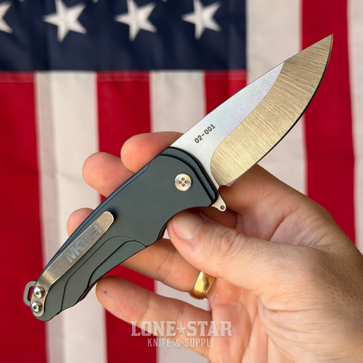The Back Door: Medford Smooth Criminal - 3" S35VN Drop Point, Aluminum Handle - Made in USA (19162135) (Trade In)