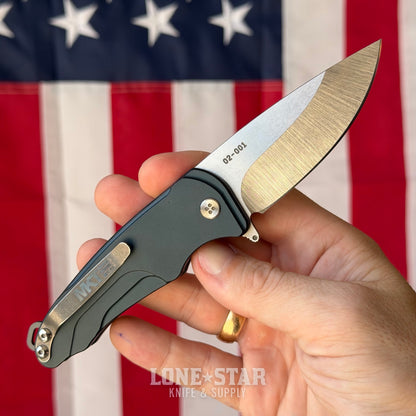 The Back Door: Medford Smooth Criminal - 3" S35VN Drop Point, Aluminum Handle - Made in USA (19162135) (Trade In)