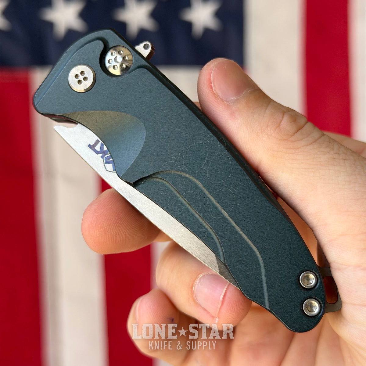 The Back Door: Medford Smooth Criminal - 3" S35VN Drop Point, Aluminum Handle - Made in USA (19162135) (Trade In)