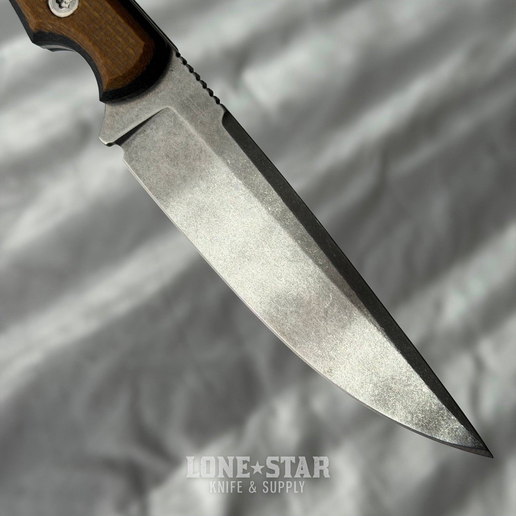 Shady Grady EDC Drifter Fixed Blade - Satin 12C27, Three Color