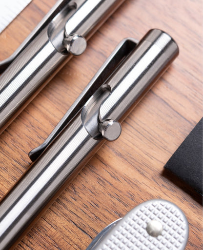 Bolt Action Pen – Standard Size in Titanium