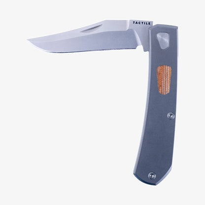 The Ranger – MagnaCut Blade, Titanium Handles, Vintage Micarta Shield – Made in USA