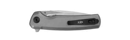 The Back Door: ZT0044 Button Lock Knife Titanium (3.25" Satin) (Return)