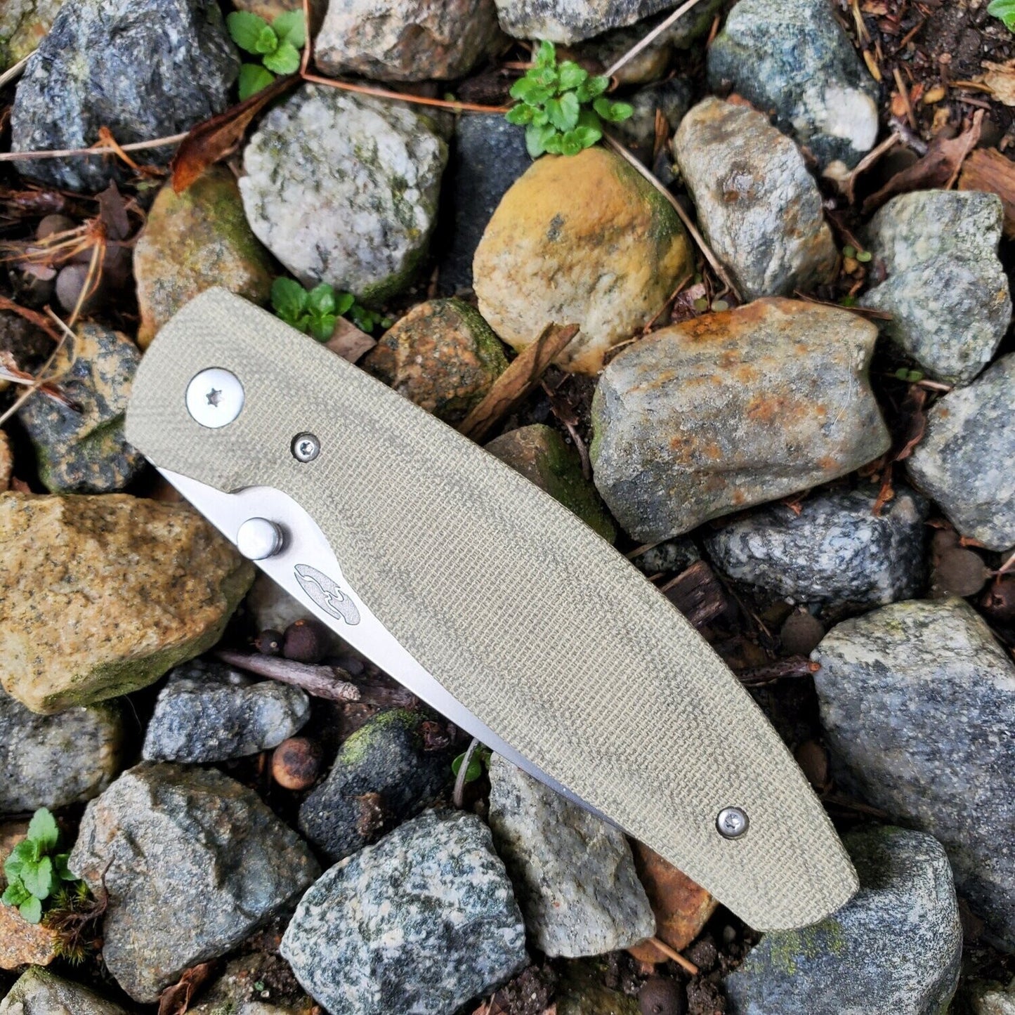 TRM ATOM Linerlock - 3D Micarta
